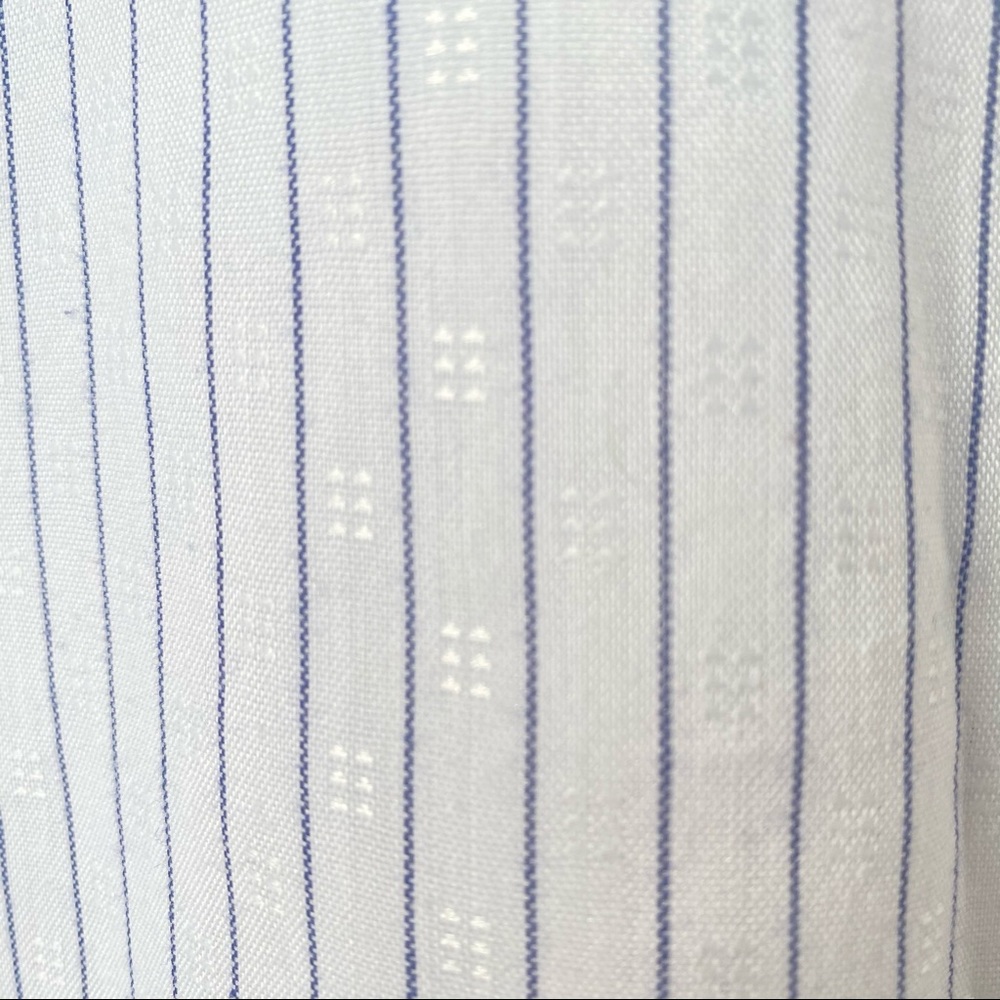 Vintage Dior button down w/ navy blue stripes - Picture 5 of 5